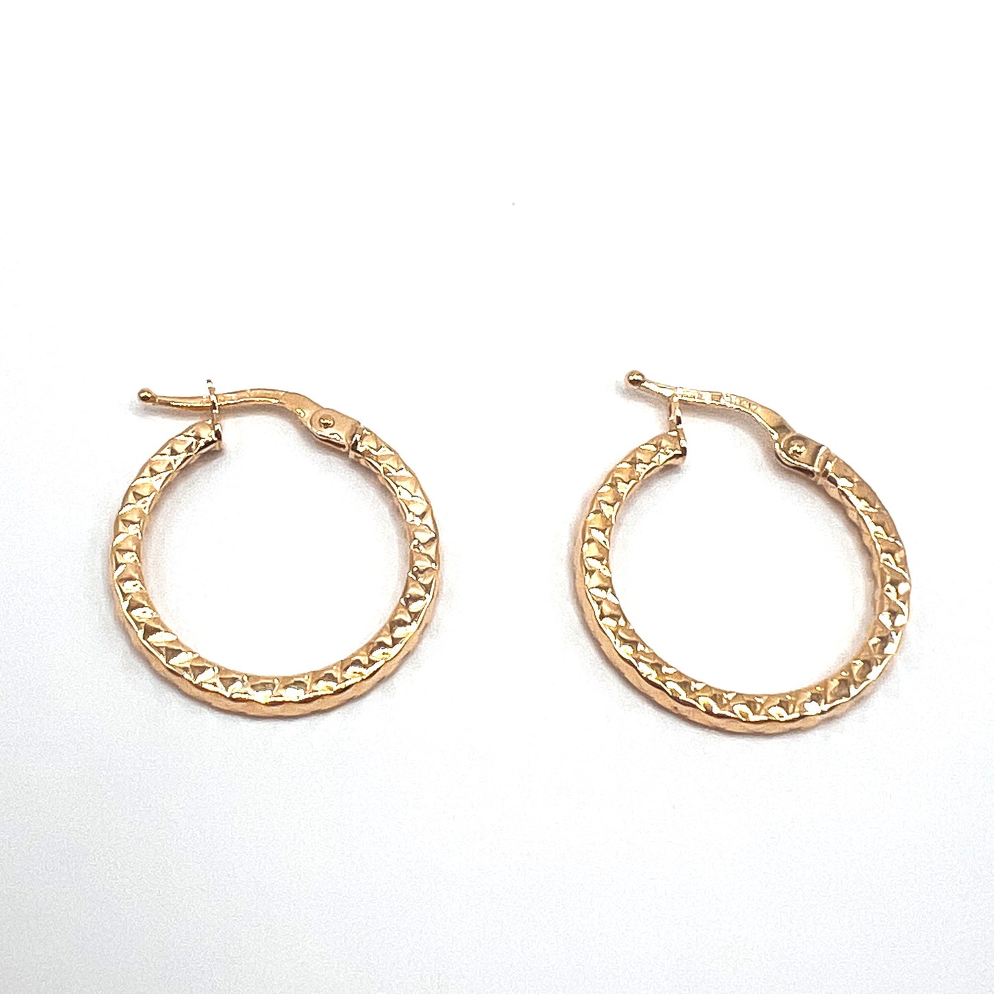 "Calista" 14K Gold Hoop Earrings