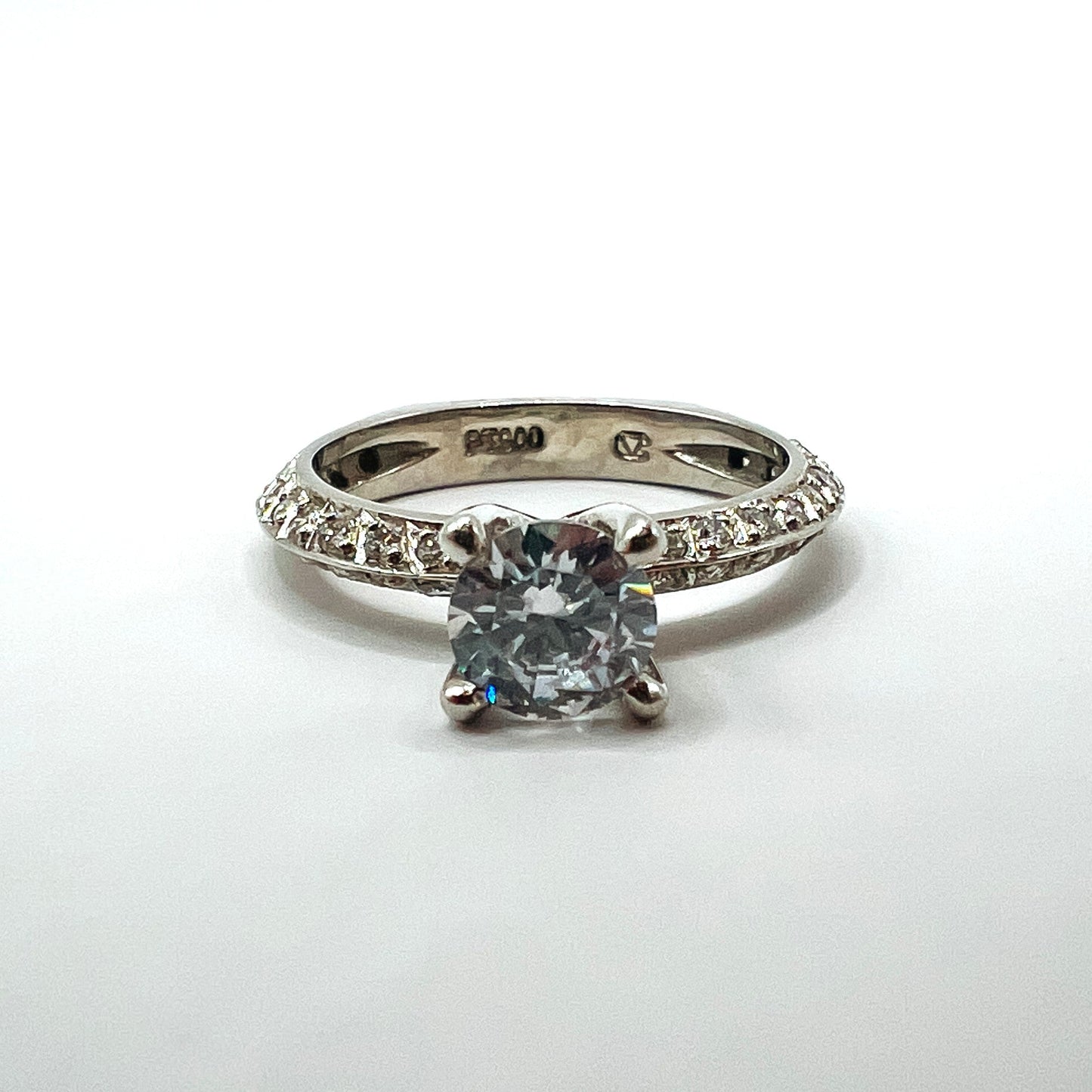 Roset Platinum Engagement Ring Roset Jewelry