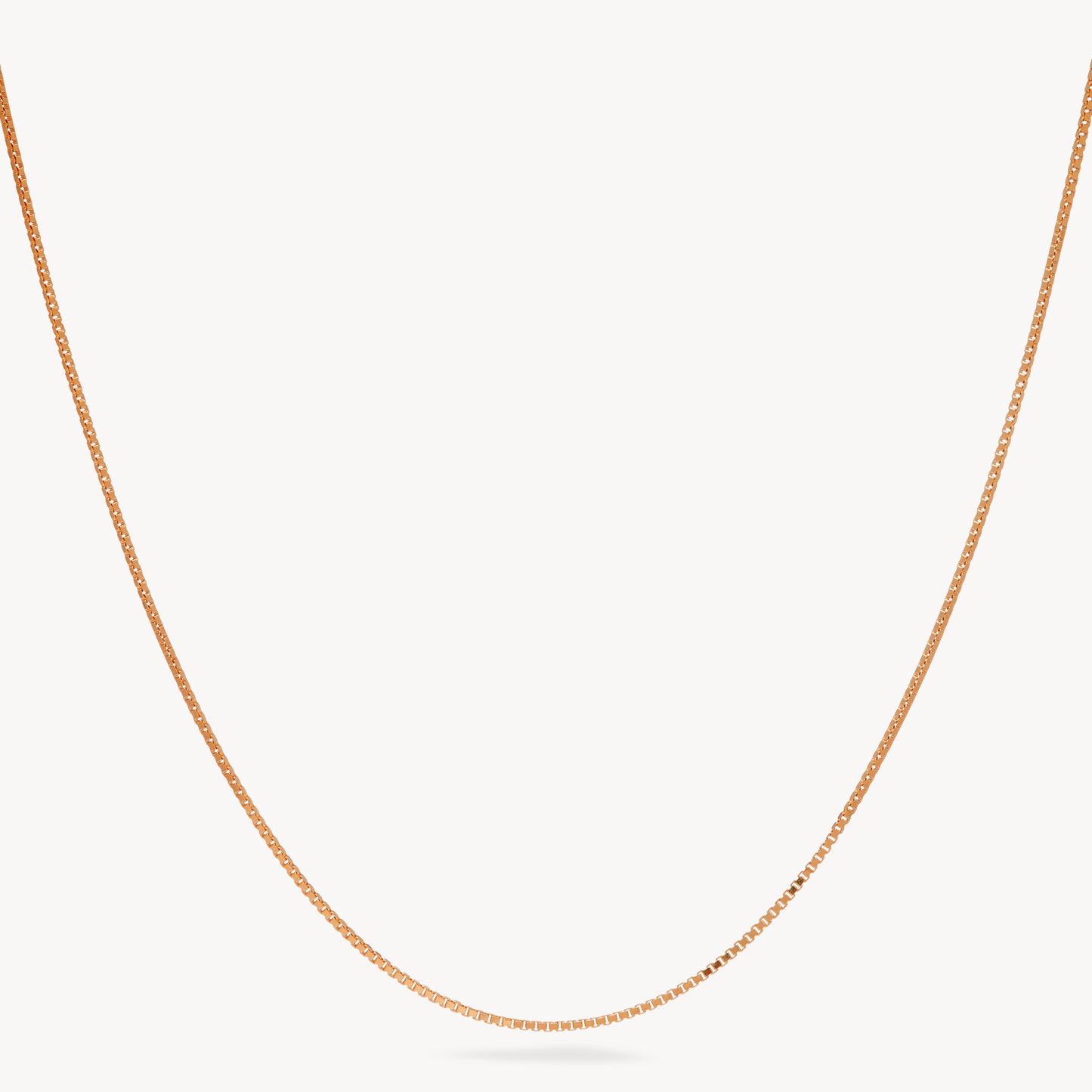H&B Box Chain Slider Necklace