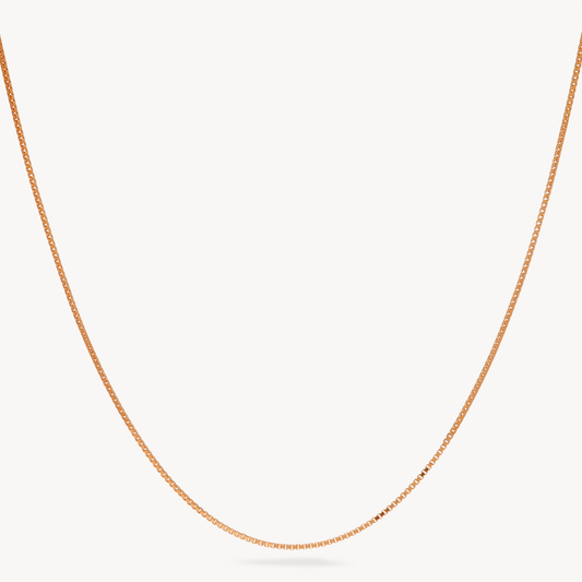 H&B Box Chain Slider Necklace
