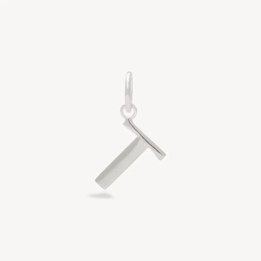 H&B Silver Letter Charm