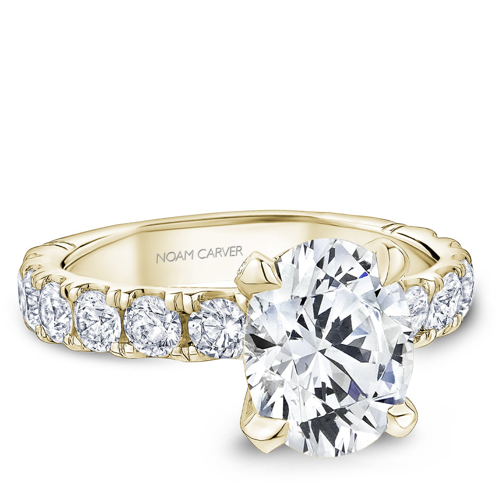 Large Diamond Engagement Ring