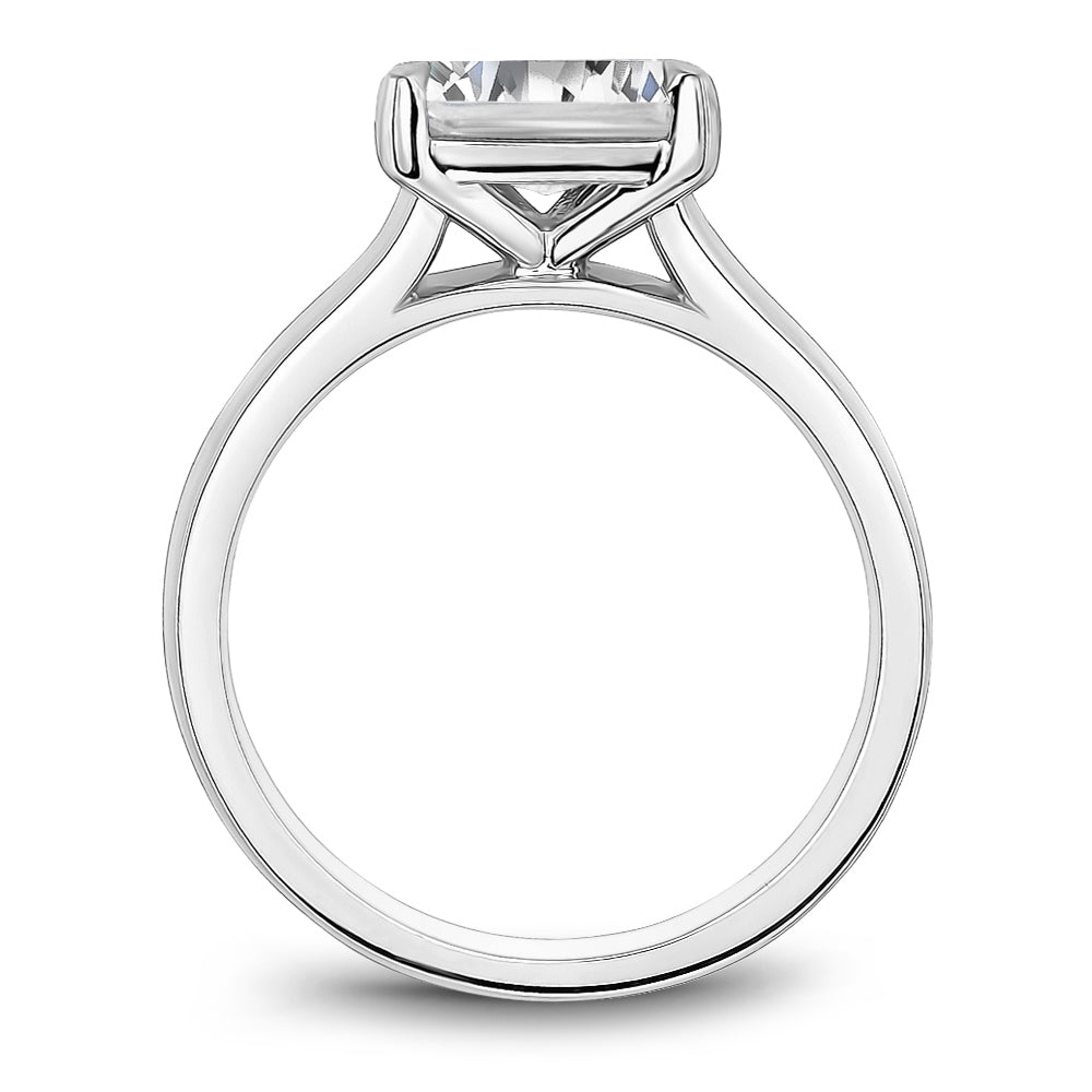 Knife-Edge Solitaire Engagement Ring