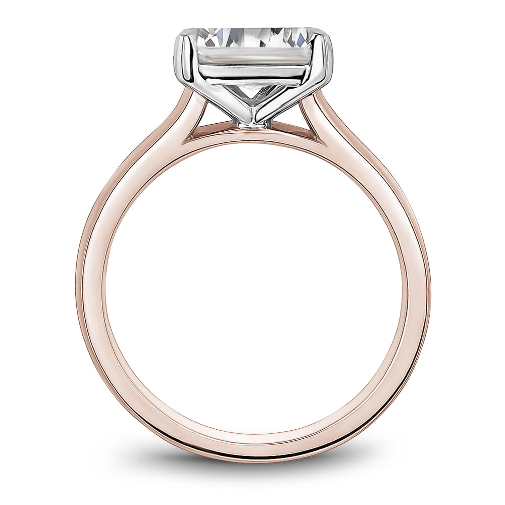 Knife-Edge Solitaire Engagement Ring