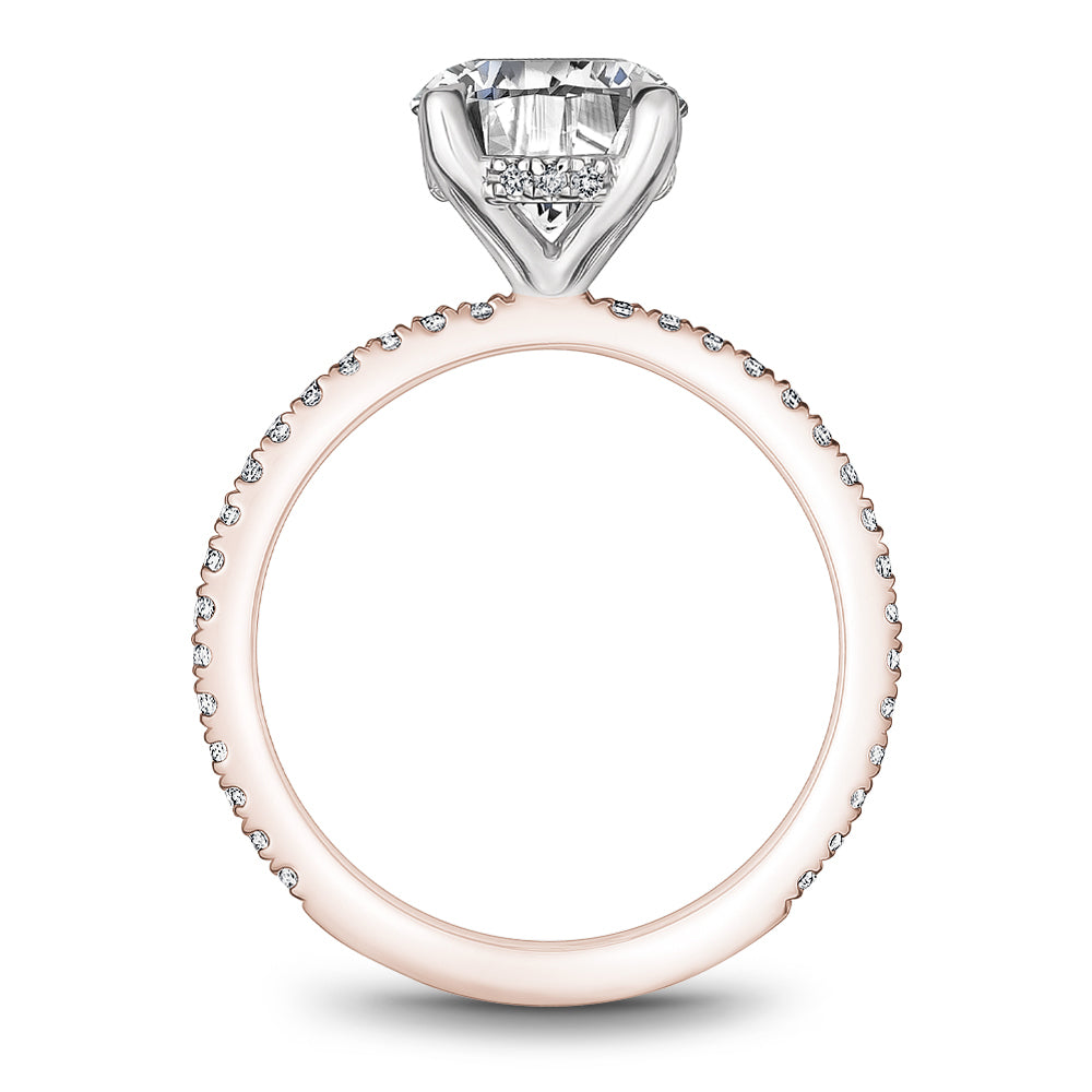 Pavé Diamond Engagement Ring