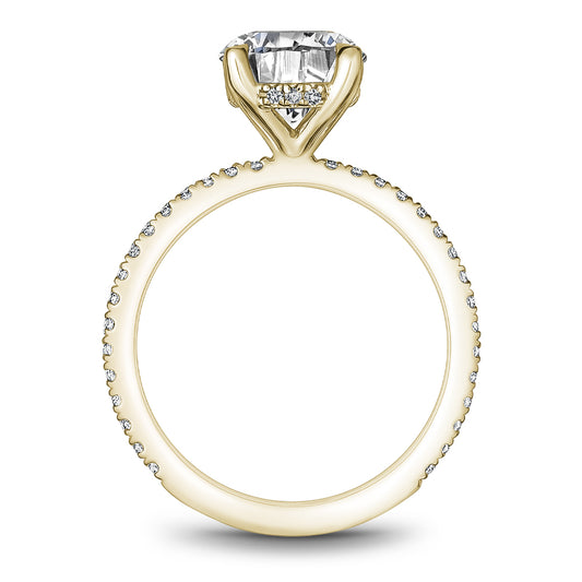 Pavé Diamond Engagement Ring