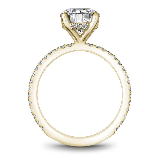 Pavé Diamond Engagement Ring Noam Carver