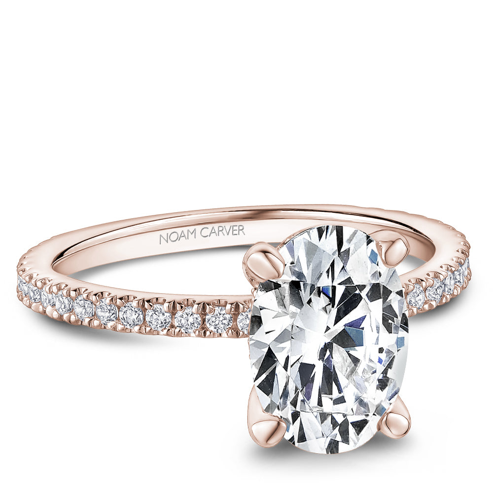 Pavé Diamond Engagement Ring