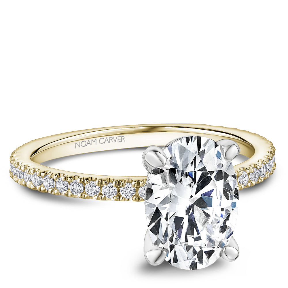 Pavé Diamond Engagement Ring