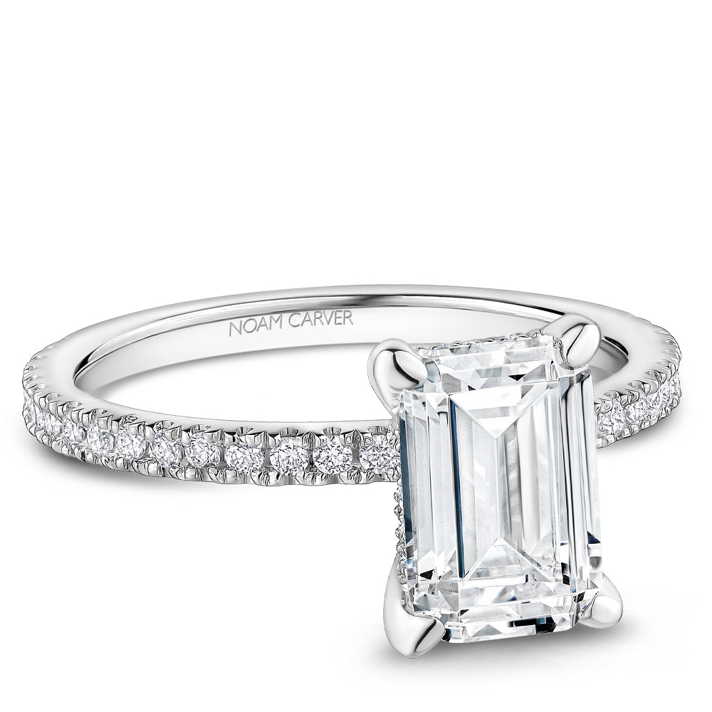 Pavé Diamond Engagement Ring
