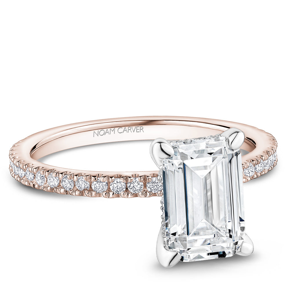 Pavé Diamond Engagement Ring