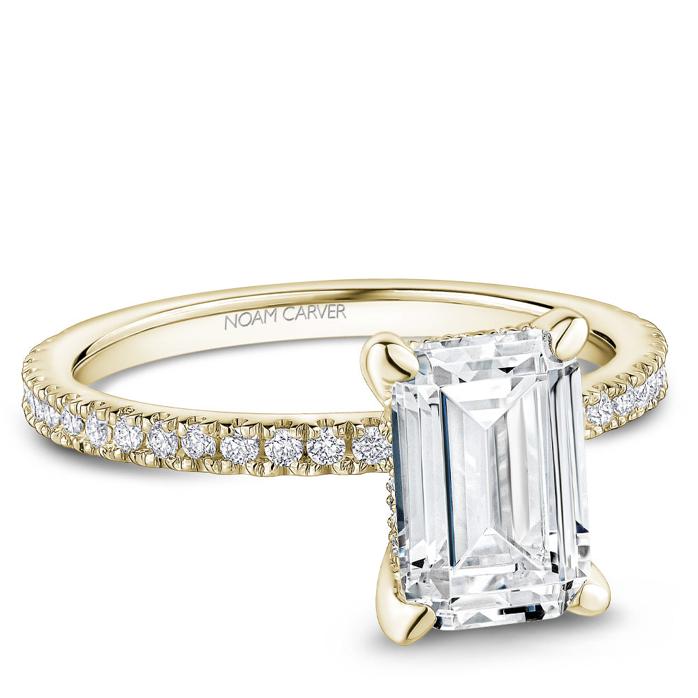 Pavé Diamond Engagement Ring