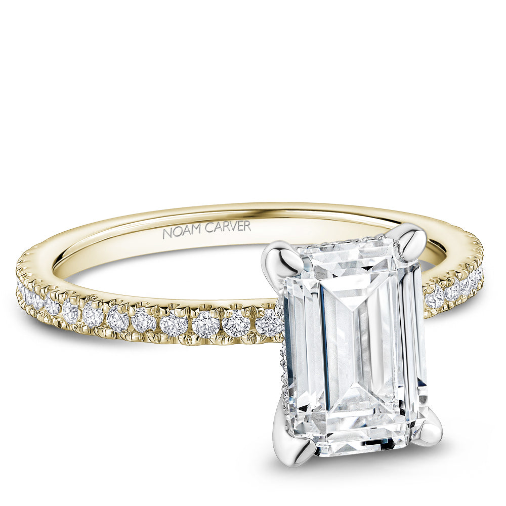 Pavé Diamond Engagement Ring