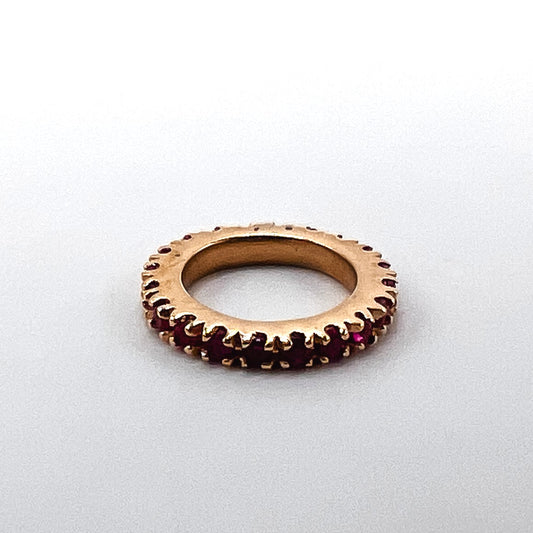 Gemstone Rondelle in 14K Gold