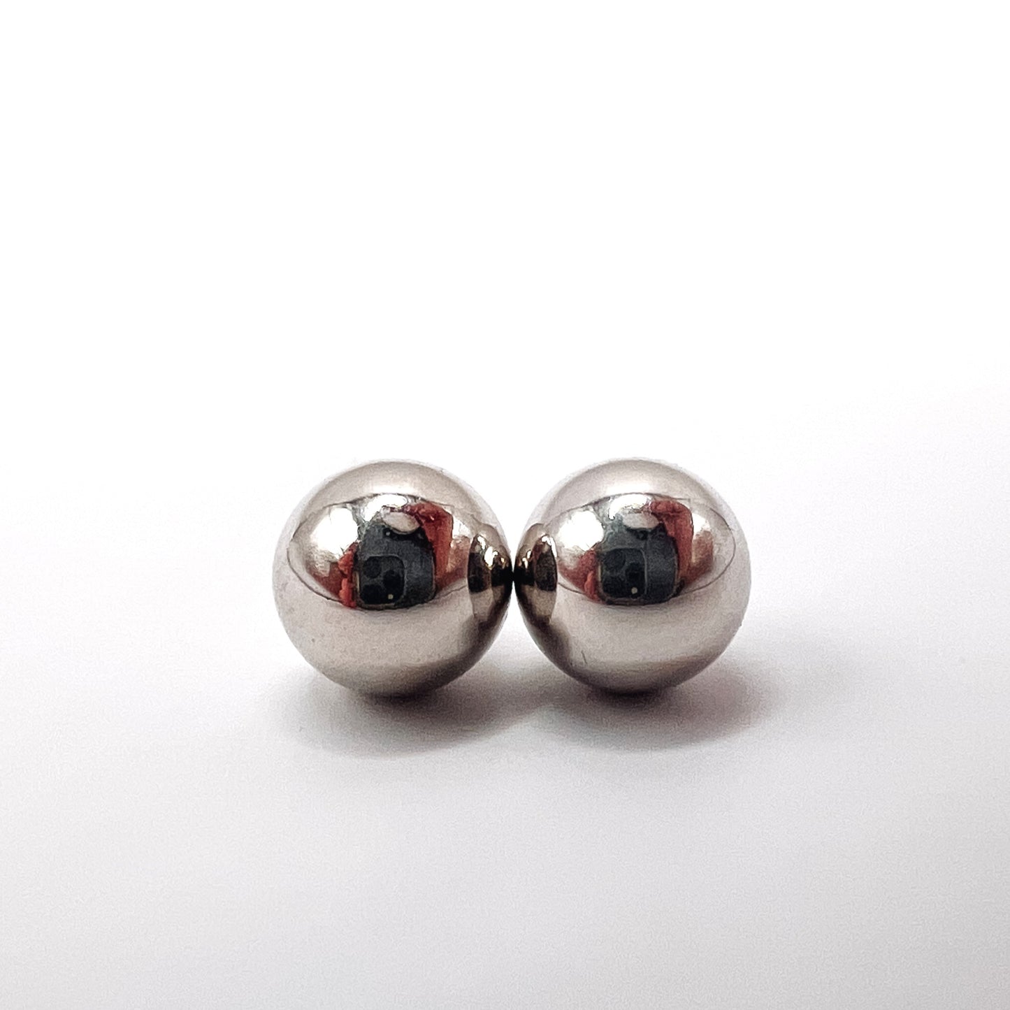 "Zevra" 7mm 14K Gold Ball Earrings