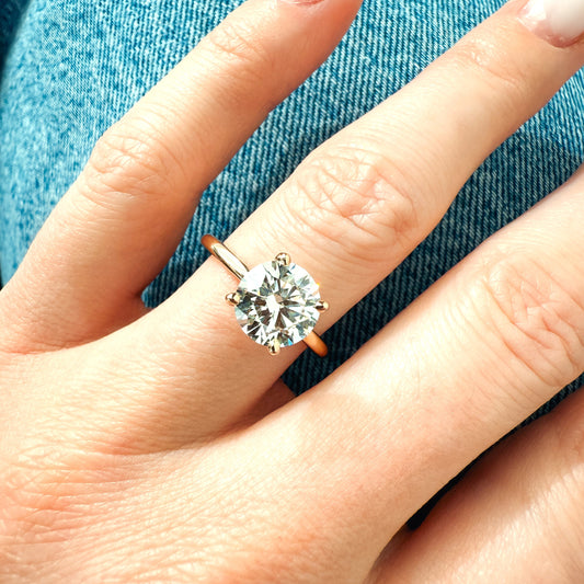 Luna Engagement Ring - 2.01ct Lab-Grown Diamond in 14K Gold Noam Carver