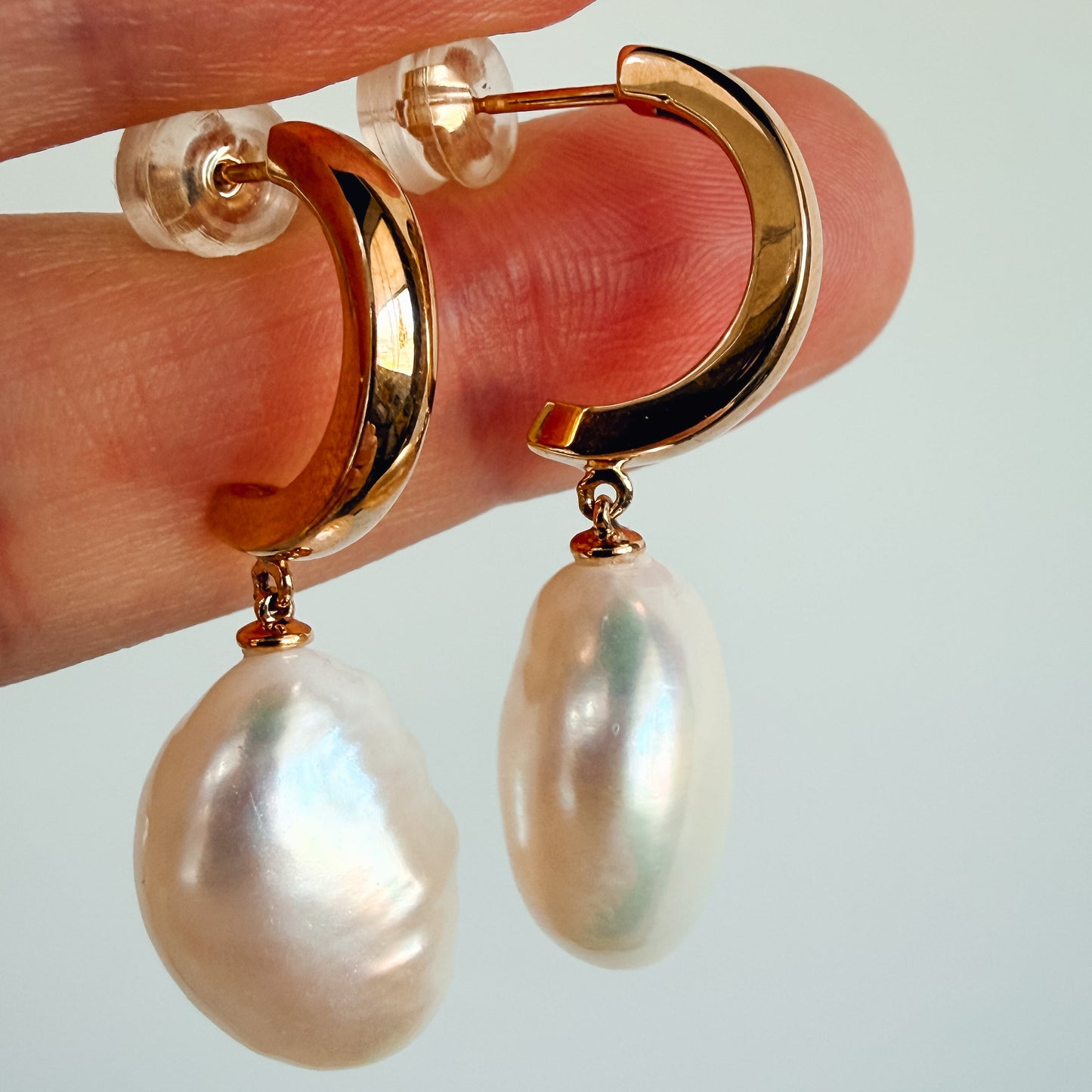 FLICA - Pearl Semi-C Drop Earrings