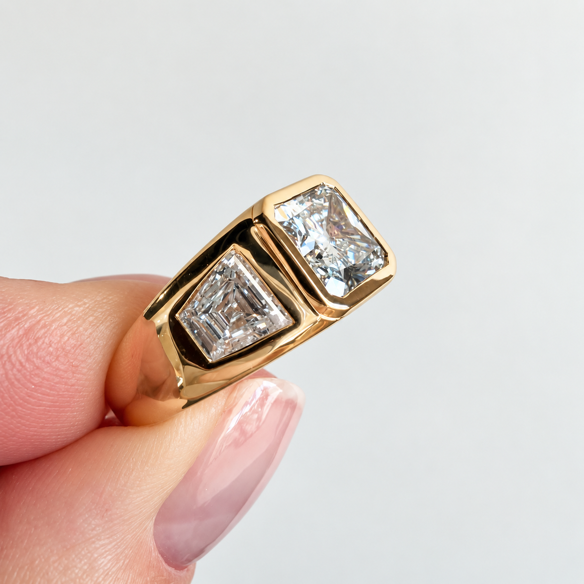 "Kessie" 14K Gold Lab Grown Diamond Ring