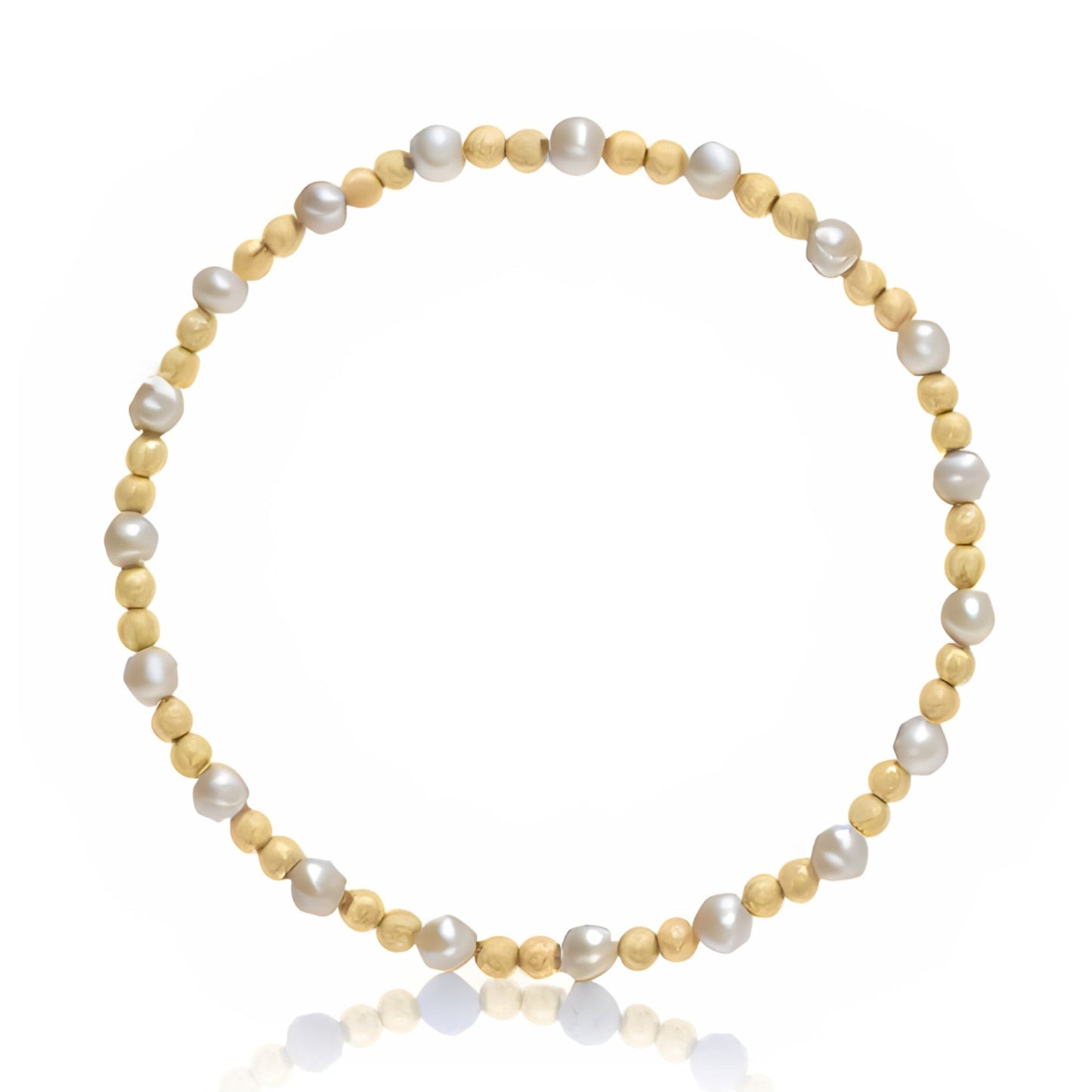 Gold Filled Bead Bracelet with Pearls Dee Berkley