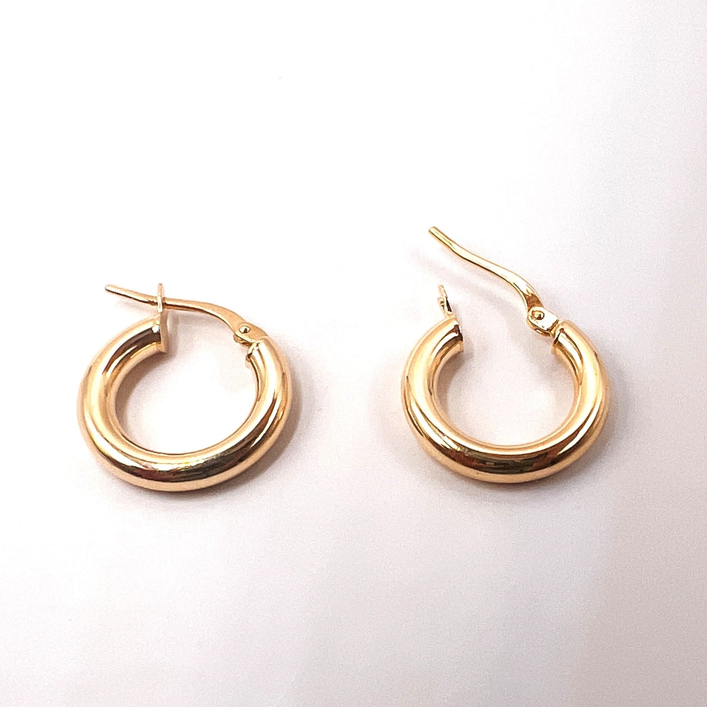 Roset Gold Label "Aurelia" 14K Gold Hoop Earrings Roset Gold Label