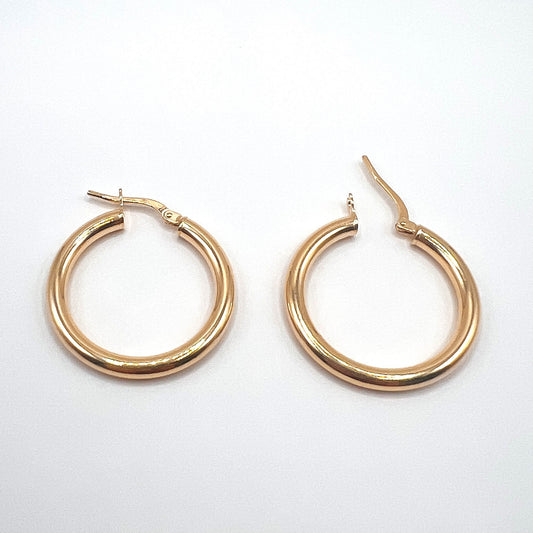 Roset Gold Label "Aurelia" 14K Gold Hoop Earrings Roset Gold Label