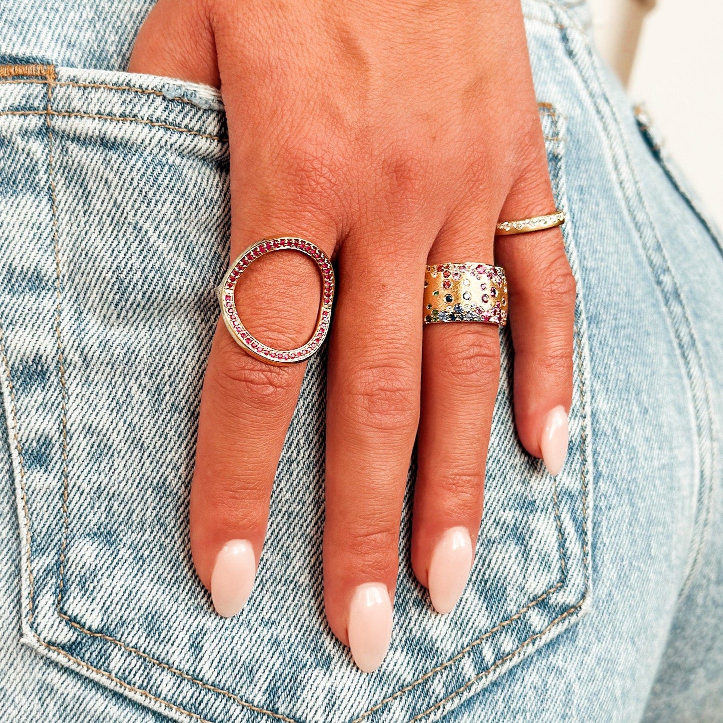 DILAMANI - Diamond Alternating Ring