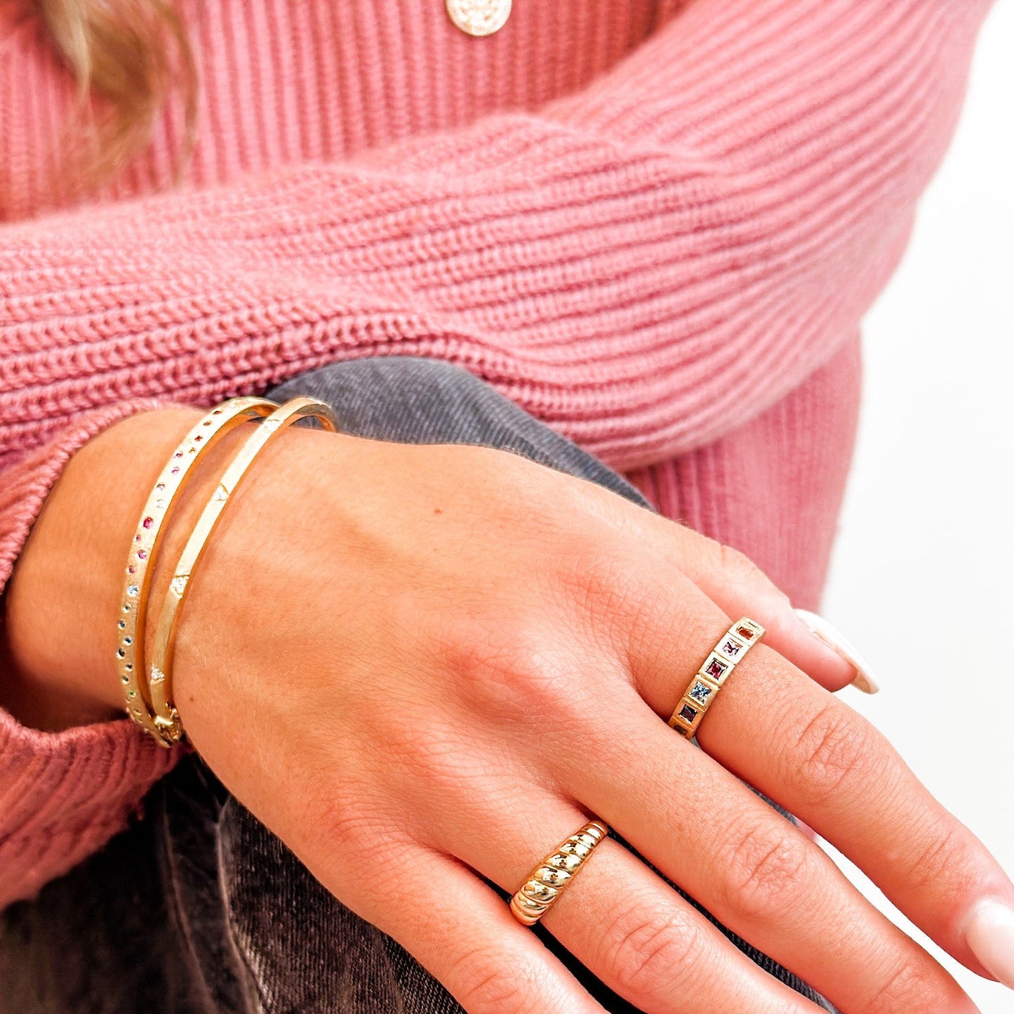 DILAMANI - Confetti Bangle Bracelet