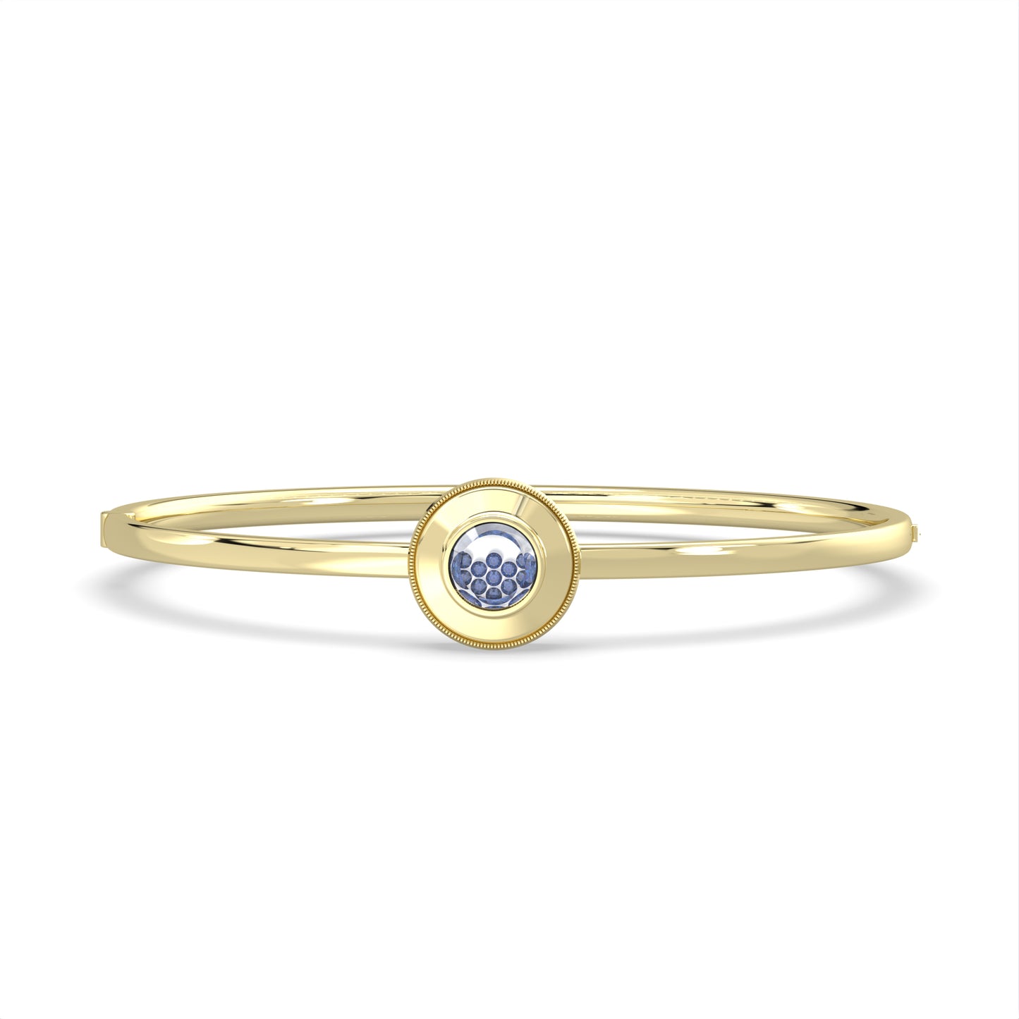 CLARTÉ - Gatsby Round Sapphire Shaker Bangle