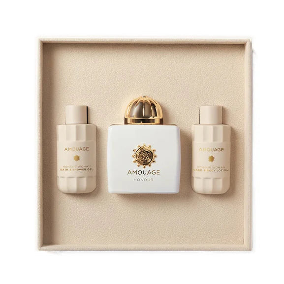 Honour Woman Gift Set (100ml EDP + Body Lotion 60ml + Shower Gel 60ml) Amouage