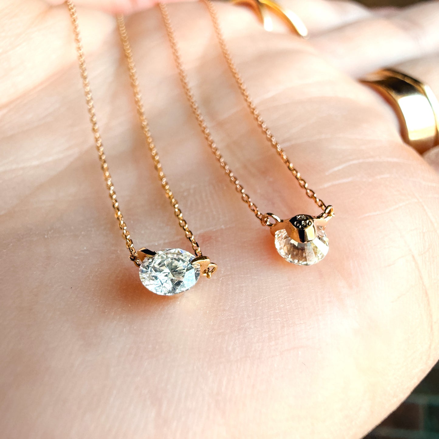 "Diana" 18K Gold and Diamond Necklace