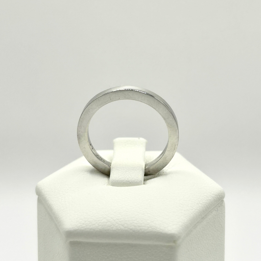 Roset 14K White Gold Wedding Band