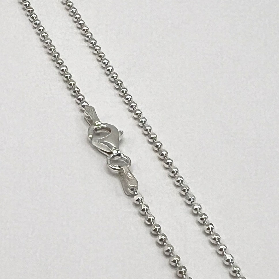 Sterling Silver Ball Chain Necklace Roset Jewelry