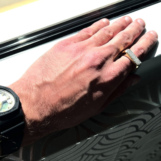 "Lumen" 14K Diamond Statement Ring Unison Jewelry