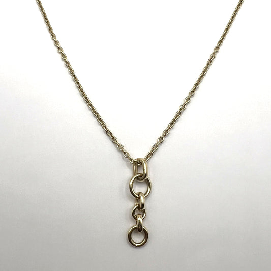 "Avery" 14K Gold Cable Chain Necklace - 18" Aspery & Guldag