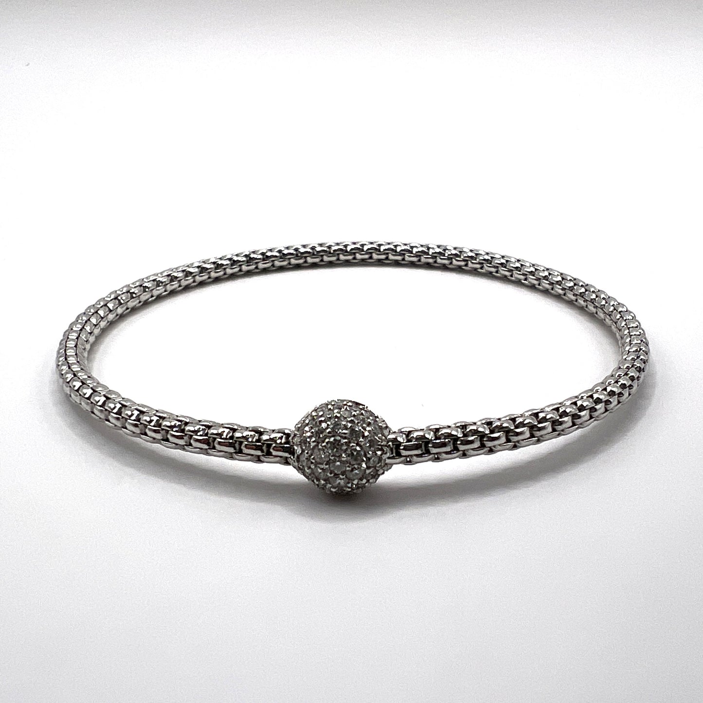 Hulchi Belluni - Pave Diamond Stretch Bracelet