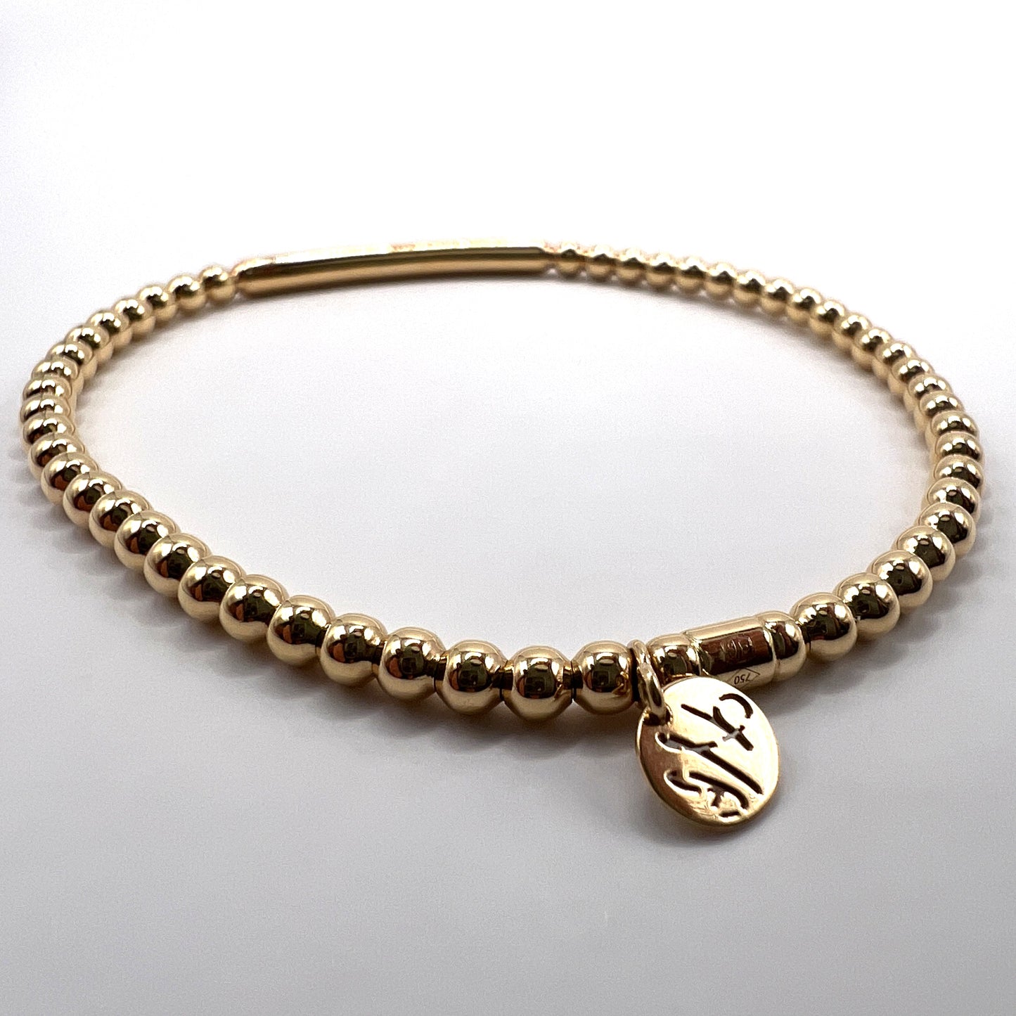 Hulchi Belluni - 18K Gold and Diamond Stretch Bracelet