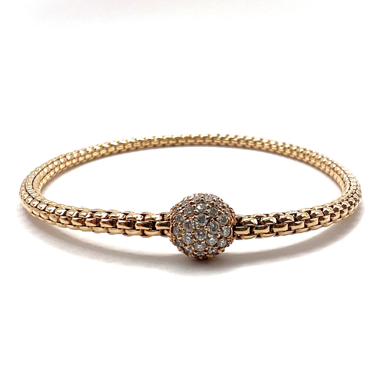 Hulchi Belluni - Pave Diamond Stretch Bracelet