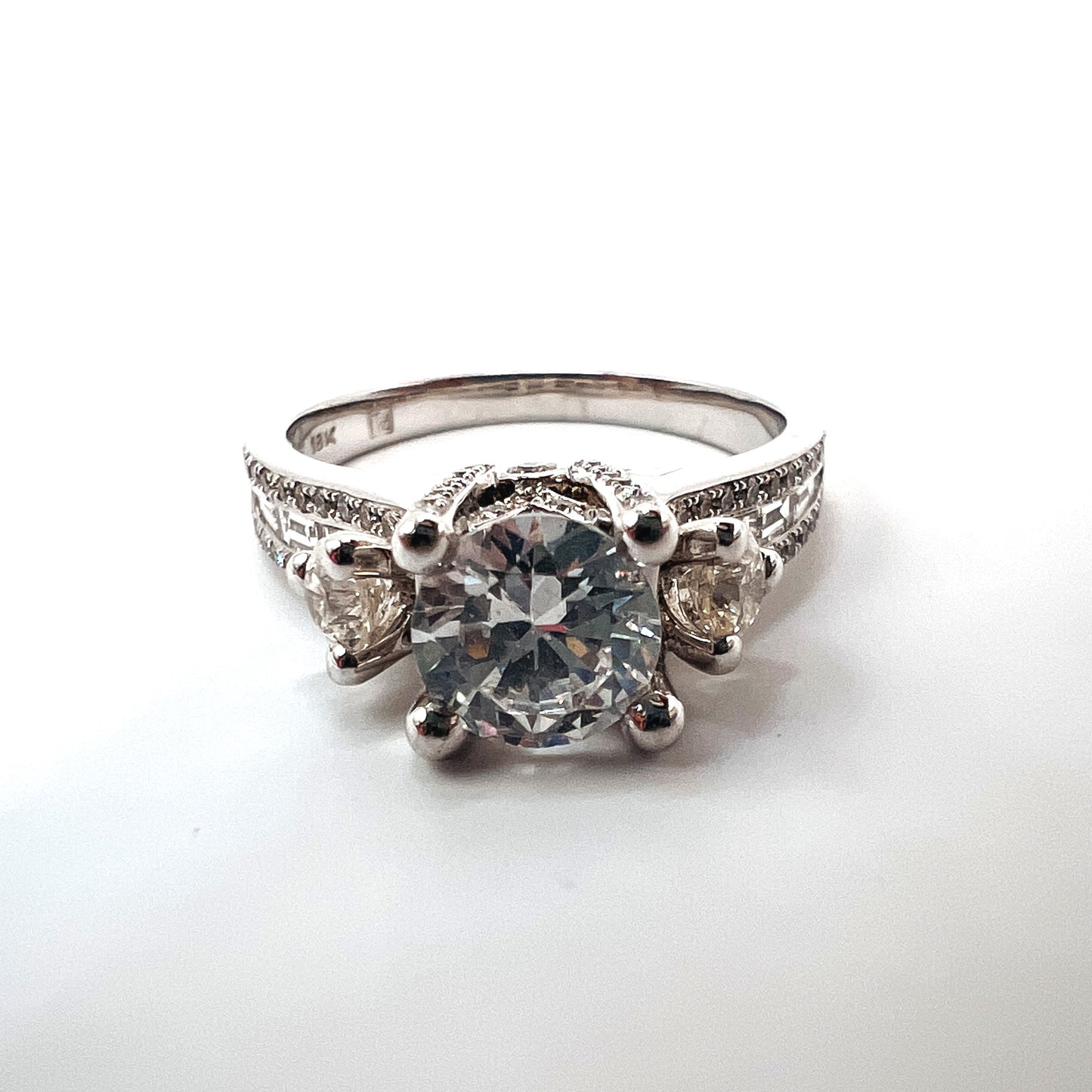 Roset 18K Gold Engagement Ring 1209mt