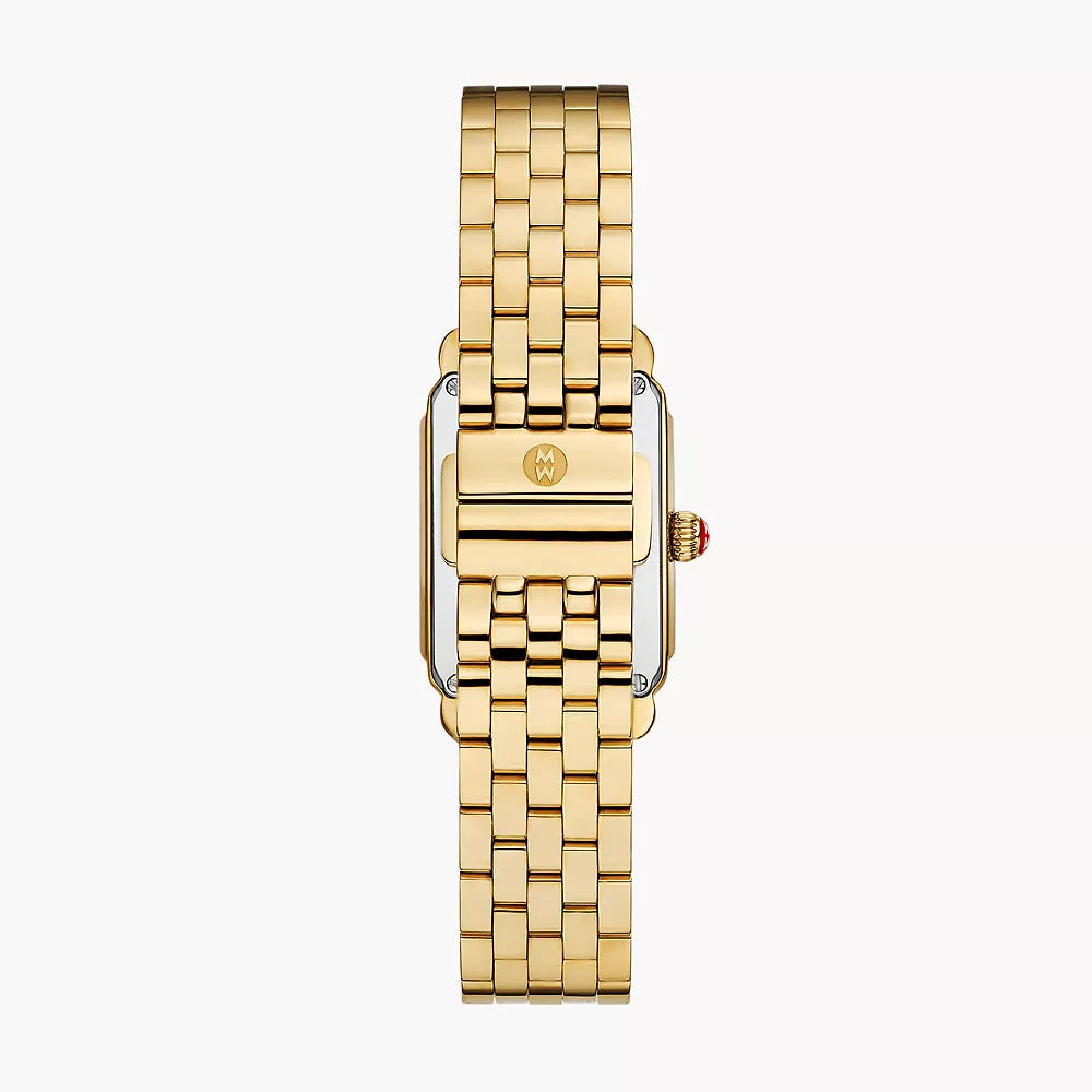 MICHELE - Deco Park 18K Gold-Plated Watch