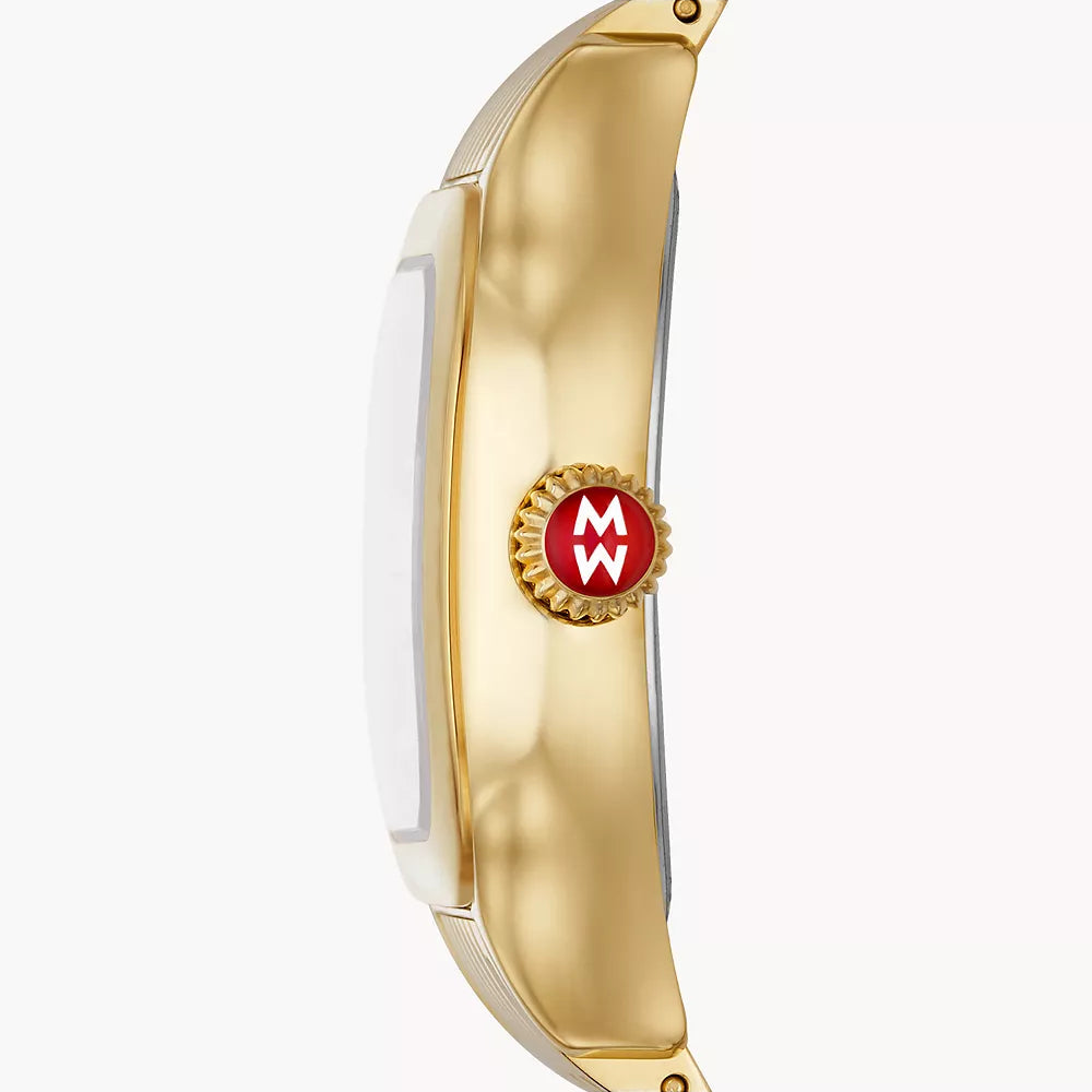 MICHELE - Meggie 18K Gold-Plated Diamond Watch
