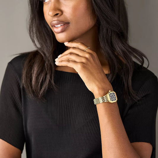 MICHELE - Meggie 18K Gold-Plated Diamond Watch MICHELE