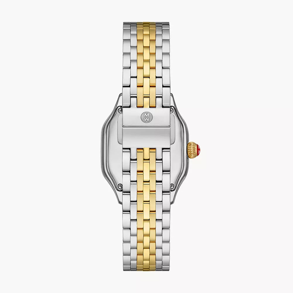 MICHELE - Meggie 18K Two-Tone Gold-Plated Diamond Dial Watch
