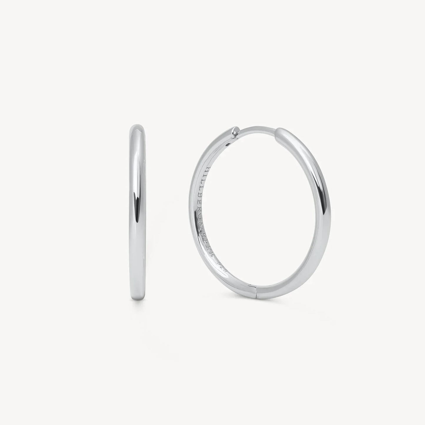 H&B Medium Hoop Earrings