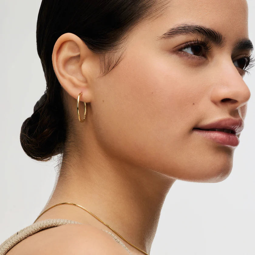 H&B Medium Hoop Earrings