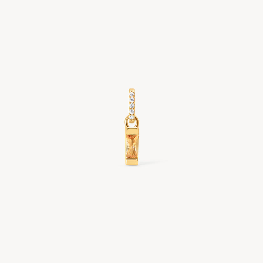 H&B Birthstone Baguette Charm