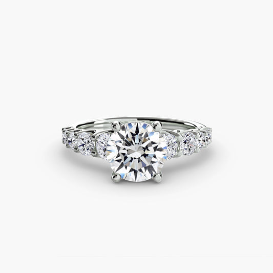 The Graduated Accent Ring Roset Jewelry
