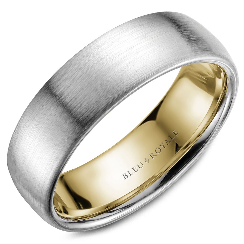 Bleu Royale 14K Gold Men's Ring RYL-017WY65 Crown Ring
