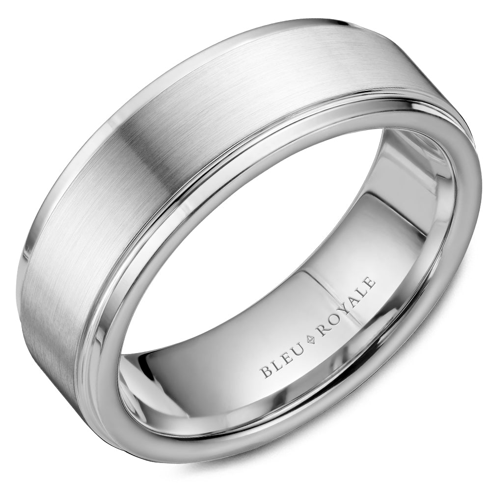 Bleu Royale 14K White Gold Men's Ring RYL-036W75