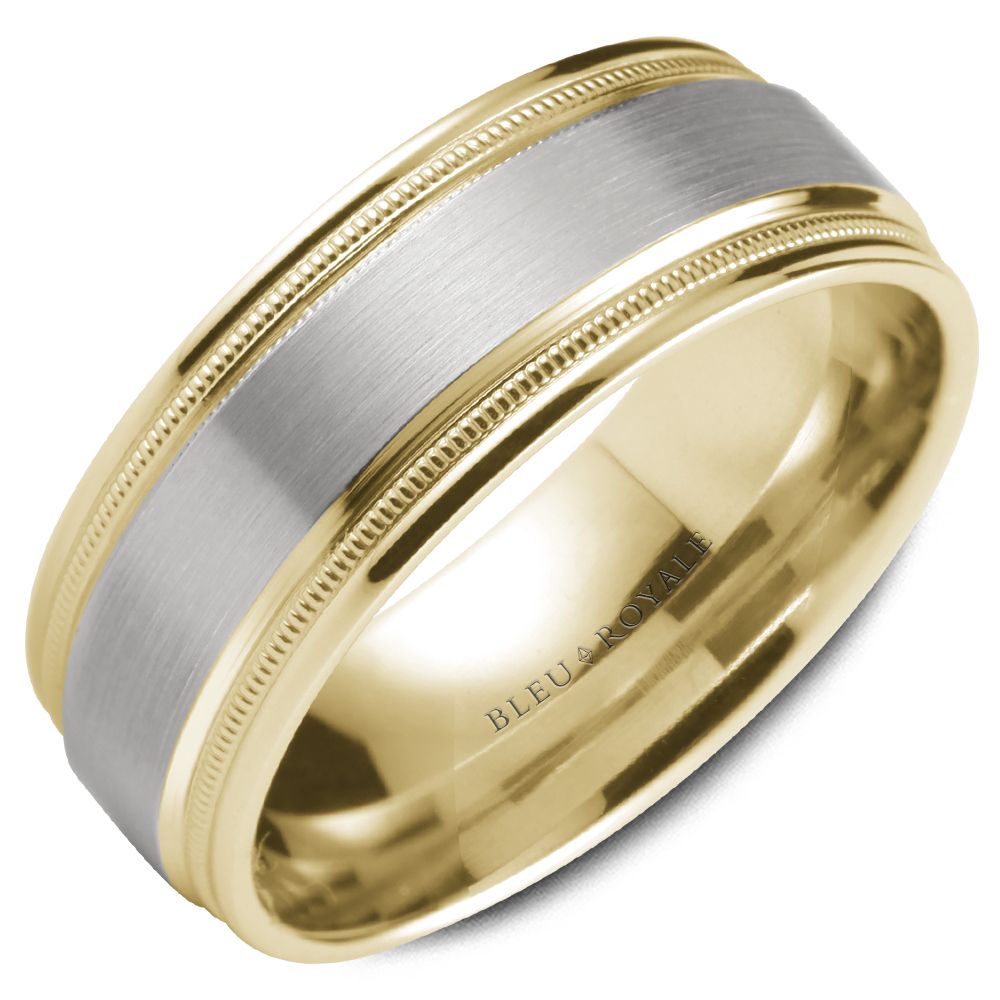 Bleu Royale 14K Gold Men's Ring RYL-105WY65