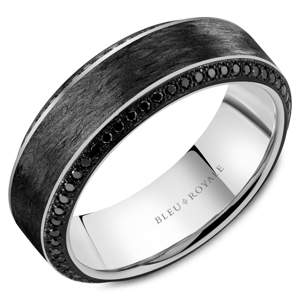 Bleu Royale 14K Gold Men's Ring RYL-217WBD75